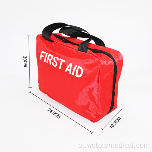 Kit de primeiros socorros médicos de emergência Ziplock para viagens externas